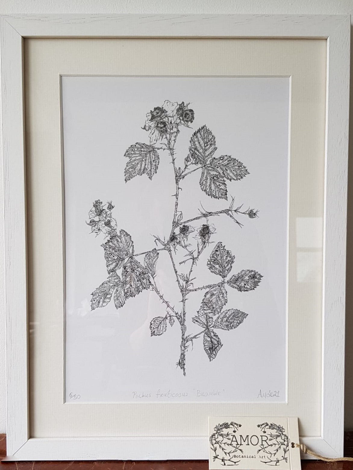 ‘Flowering Bramble’ Limited Edition Fine Art Giclée Print