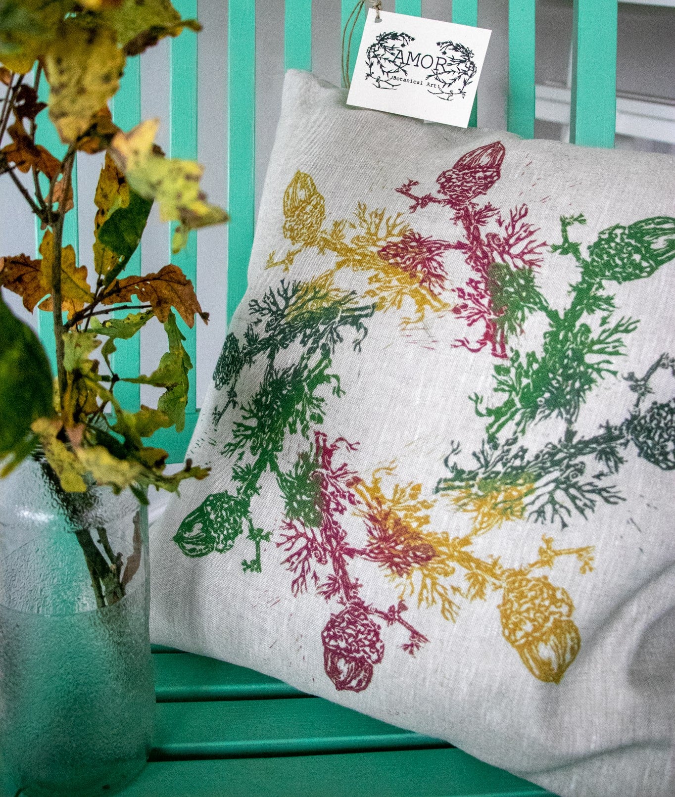 ‘New Beginnings’ Irish Oak Irish Linen Cushion/Cover