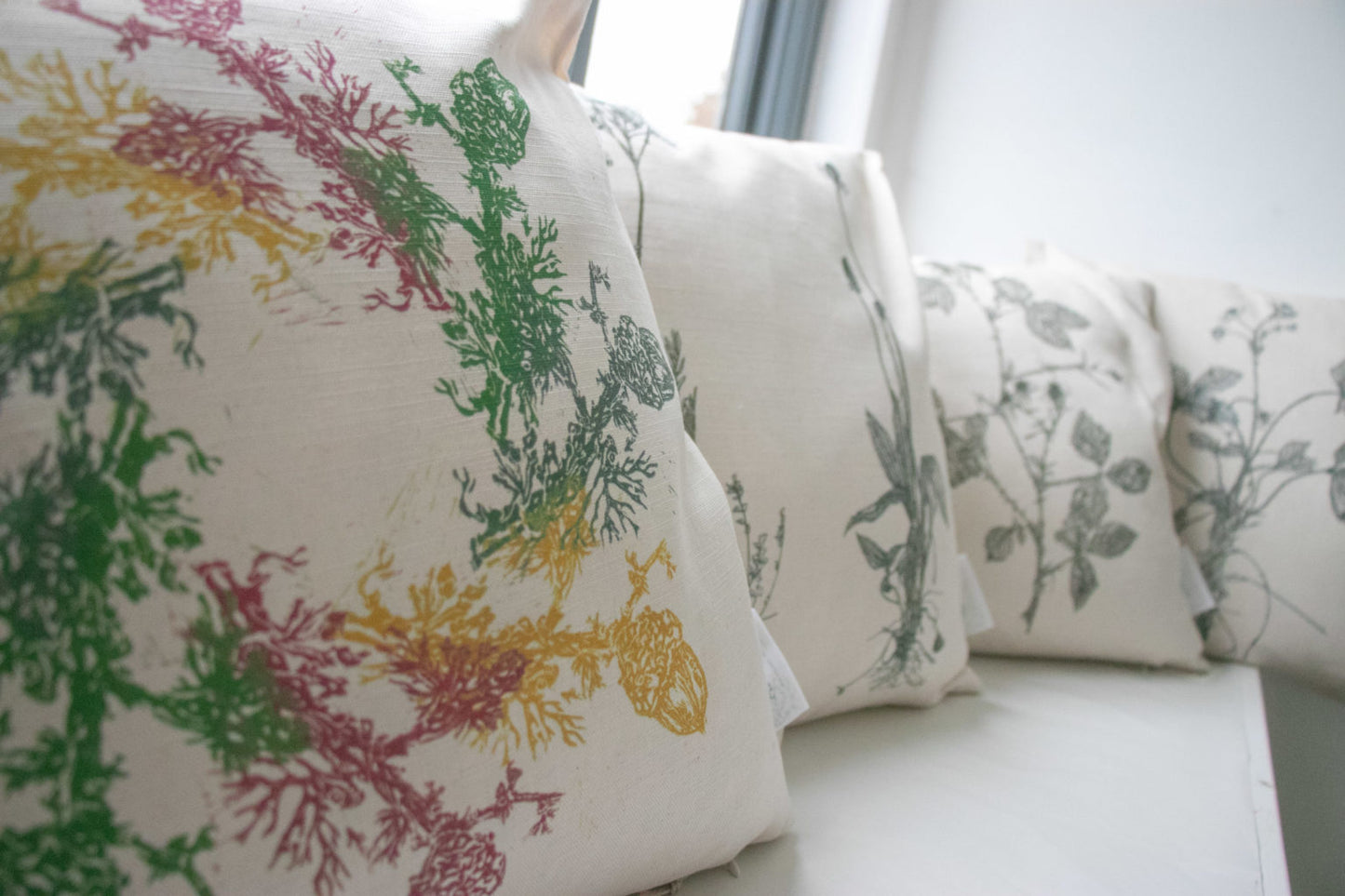 'Wild Strawberry' Linen & Cotton mix Cushion/Cover