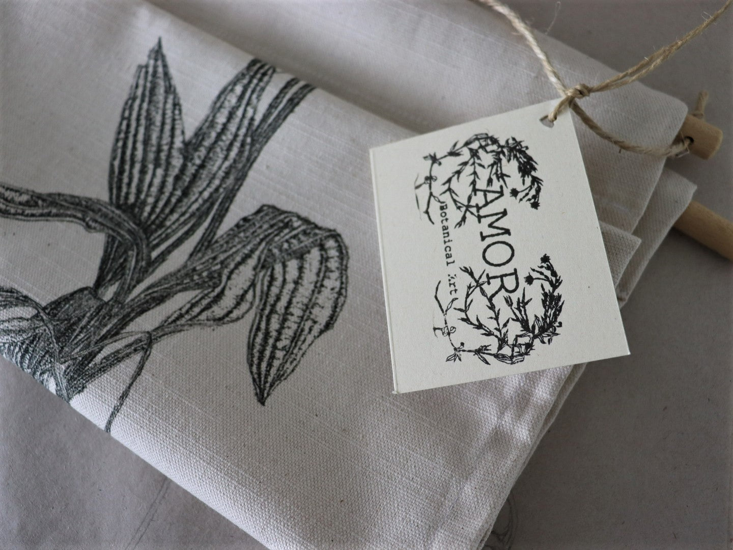 'Ribwort Plantain' Irish Linen/Cotton Wall Hanging