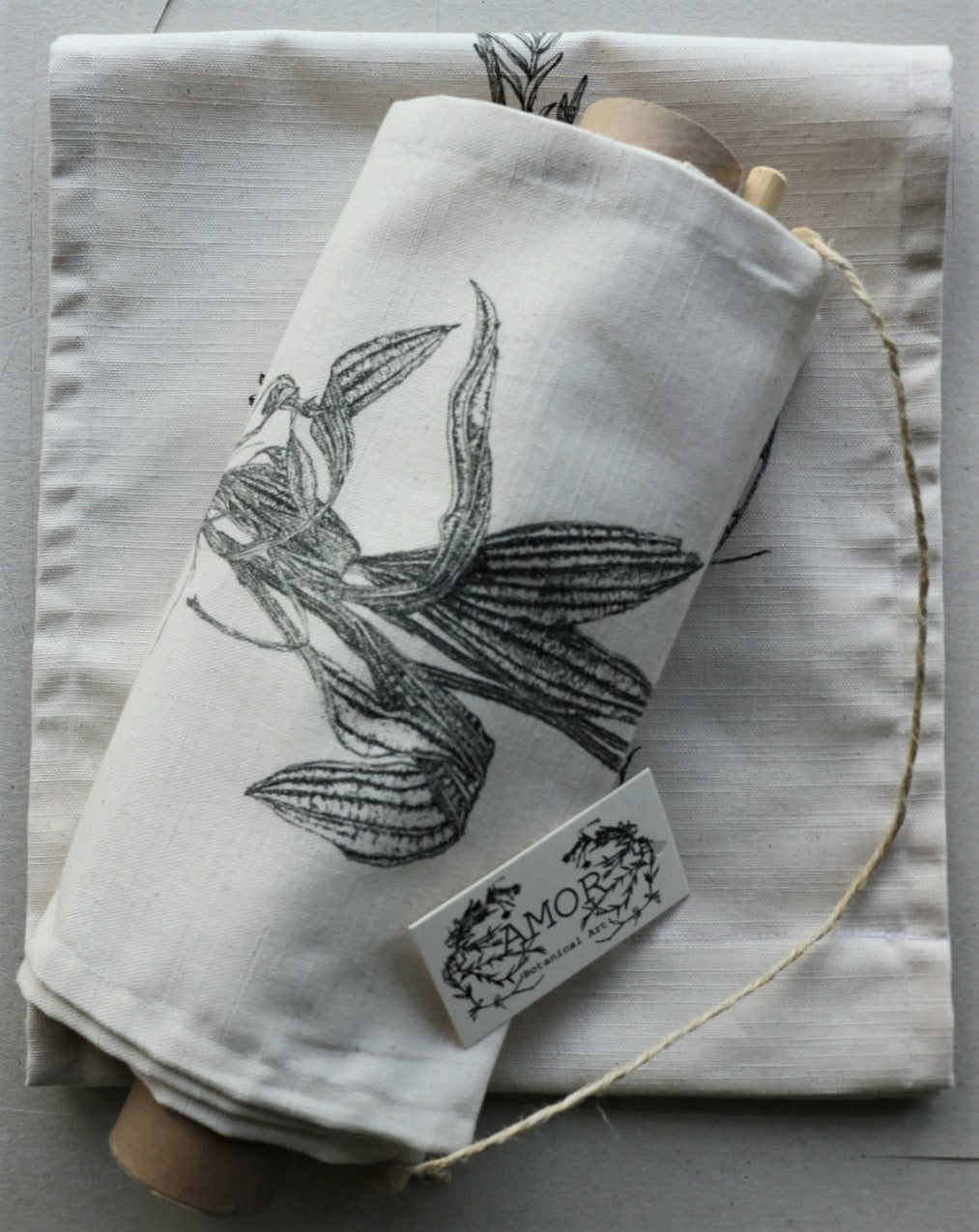'Ribwort Plantain' Irish Linen/Cotton Wall Hanging