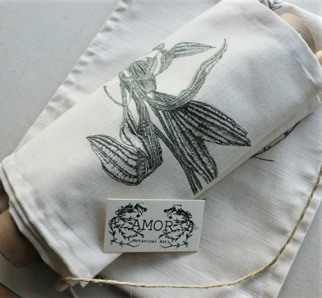 'Ribwort Plantain' Irish Linen/Cotton Wall Hanging